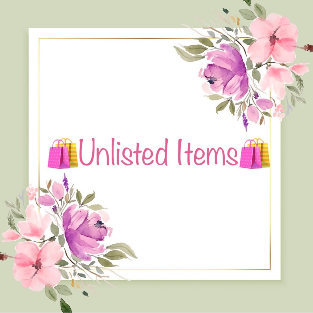 🛍️Unlisted Items Available🛍️
